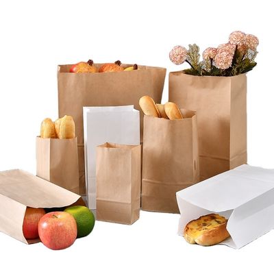 Ein guter Preis. Fettdichtes Braunes Kraftpapier Lebensmittelverpackungstüten Brot Gebäck Bulk Papiertüten Online