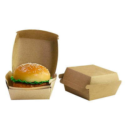 Ein guter Preis. Customized Cowskin Kartonbox Hamburgerbox Annahme von kundenspezifischen Bestellungen für Logo Design und Food Grade Material Verpackung Online