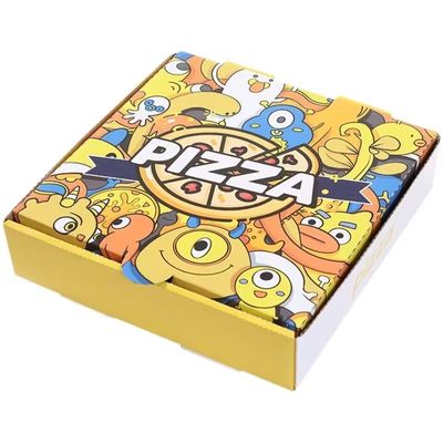 Un buen precio. Cajas de pizzas rígidas impresas Cajas de comida rápida reciclables en línea