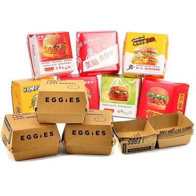 Ein guter Preis. Personalisierte Lebensmittel Catering Französisch Braten Servierbehälter Lebensmittelqualität Wellpappe Kraftkarton Online