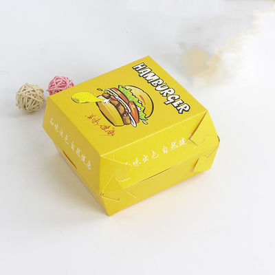 Ein guter Preis. Recycelte Materialien Persönlich angepasste weiße Karton-Logo Burger-Box mit VANISHING Druck Handling und anpassbares Design Online