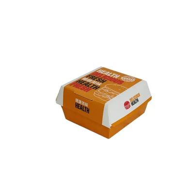 Un bon prix. Boîte à burger pliable personnalisable et écologique pour emballage à emporter de restauration rapide en ligne