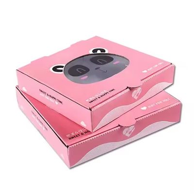 Bom preço. Cartões de fast food Container de pizza Caixa de embalagem 18x18 cartão ondulado on-line