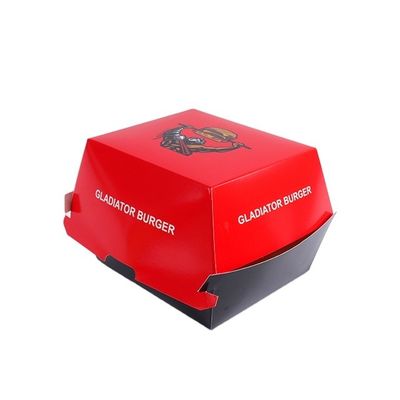 Ein guter Preis. Stempeln von Fast Food Quarter Pounder Box Burger Personalisierte Burger Boxen Online