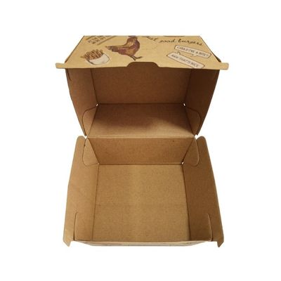 Bom preço. Caixa de hambúrgueres biodegradável de fast food à prova de vazamento para embalagens para levar on-line