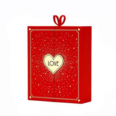 Bom preço. Cartão de porta dupla magnética Caixas de jóias Kraft Embalagem de presente Personalizada on-line