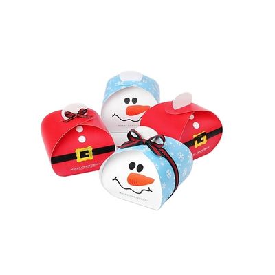 Ein guter Preis. Individuell beschichtetes Kraftpapier Kleines Cupcake Festival Geschenkboxen Custom Weihnachtsmann Lebensmittelverpackung Online
