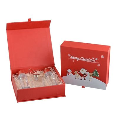 Bom preço. Impressão personalizada de cartão rígido quadrado Caixas de presente de festival lenço meias canecas de vela on-line