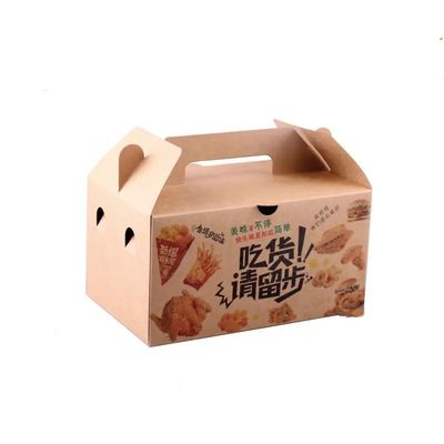Ein guter Preis. Kraft Outlet Mittagessen Brathähnchen Verpackung recycelbar in großen Mengen Online