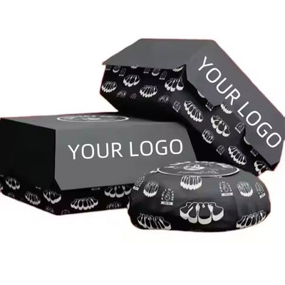 Good price Wholesale Custom Printing Foldable Eco-Friendly Kraft Burger Box for Fast Food online