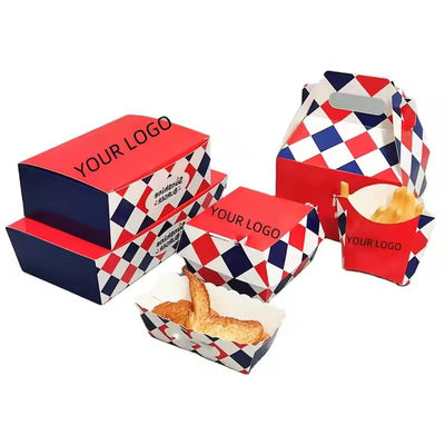 Ein guter Preis. Gemachte umweltfreundliche Burgerbox für Fastfood-Tekaway CMYK Farbdruck Pantone und individuelles Zubehör Online
