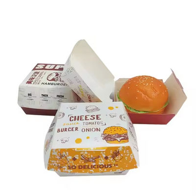 Goede prijs. Custom gerecycleerde kraft hamburgerdoos online