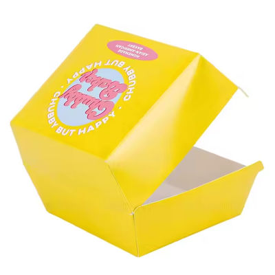 Ein guter Preis. Maßgeschneiderte umweltfreundliche Burger-Fritten-Boxen Ölbeständige Verpackungen für Ihr Unternehmen Online