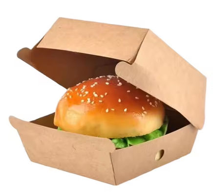 Ein guter Preis. Speziell für fastfood-Kostenausgabe geeignete Verpackungskiste mit gedrucktem Logo Online