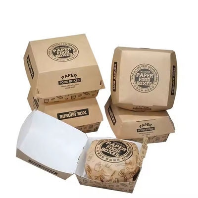 Ein guter Preis. Maßgeschneidertes Logo Umweltschonende, recycelbare Burgerbox Online