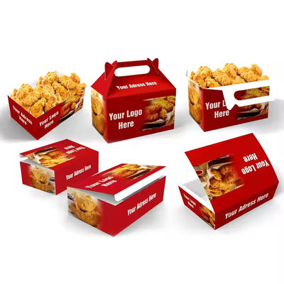 Ein guter Preis. Einweg-Fried Chicken Burger Boxen mit individuellem Logo - Verpackung für Restaurants Online