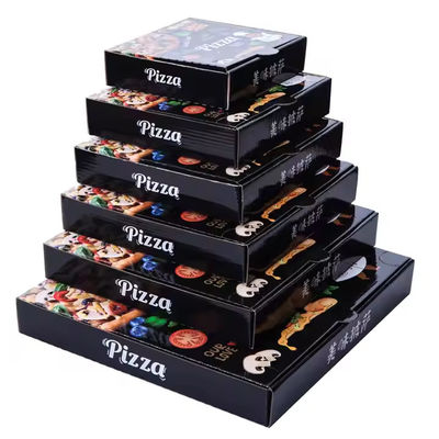 Bom preço. Caixas de pizza biodegradáveis personalizadas Embalagens Kraft Eco-friendly em diferentes formas on-line