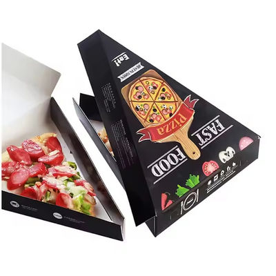 Ein guter Preis. Großhandel Custom Triangle Pizzaboxen Lebensmittelqualität Umweltschonende Kartonlieferverpackungen Online