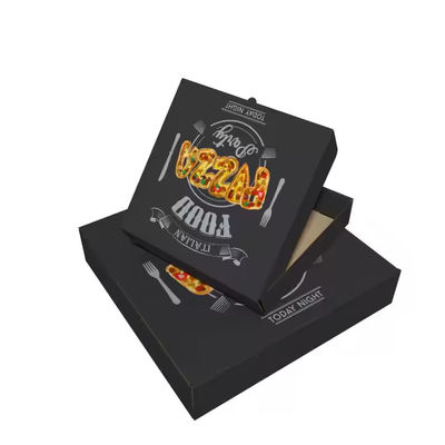 Ein guter Preis. Papiertyp Karton Biologisch abbaubare Kraft-Pizza-Boxen Umweltschonende Wellfarben-Fastfood-Verpackungen Online