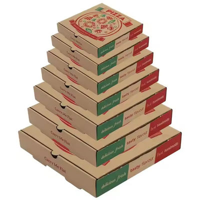 Ein guter Preis. Biologisch abbaubare Wellkarton-Fastfood-Pizza-Boxen mit Matt-Laminations-Logo-Druck und recycelbar Online