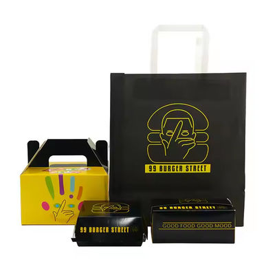 Good price Custom Printed Fast Food Packaging Boxes for Burgers Fries Chicken Wings Eco-Friendly Food Container online