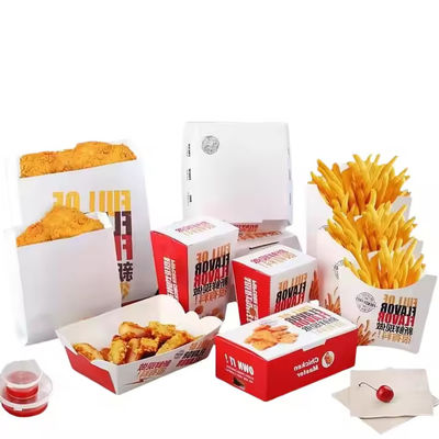 Ein guter Preis. Maßgeschneiderte Burger-Box für den Mitnahmeverkauf Restaurant Einweg-Fast-Food Brathähnchen-Fritti Sandwich Online