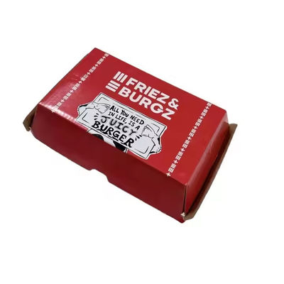 Ein guter Preis. Custom Eco-Friendly Corrugated Cardboard Burger Boxes for Fast Food Takeout Online