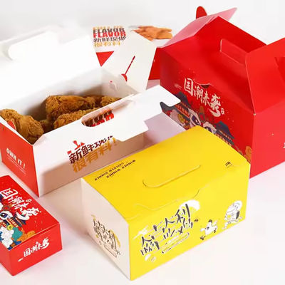 Ein guter Preis. Burger Pommes frites gebratenes Huhn Hotdog Verpackung Papierbox Online