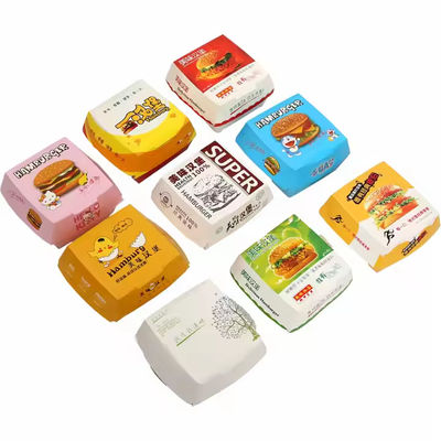 Ein guter Preis. Karton-Burger-Verpackung Papier-Burger-Box für die Gastronomie Online