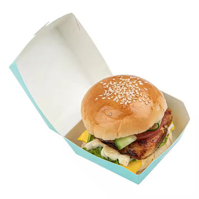 Ein guter Preis. Individuelle Burger-Box-Verpackung aus Pappe für recycelbare Fastfood Online
