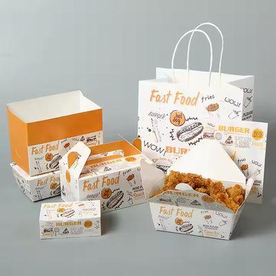 Ein guter Preis. Großhandelsverpackungen für Lebensmittel zum Mitnehmen Hamburgerkartons kundenspezifische Brathähnchenkartons Online