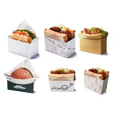 Ein guter Preis. Großhandelsverpackung für Burger aus Papier der Lebensmittelqualität Online