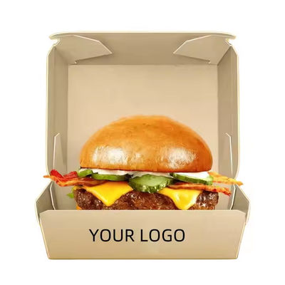Ein guter Preis. Maßgeschneiderte Fastfood-Verpackung Burger-Box mit vollem Set und automatische Druckmaschine Online