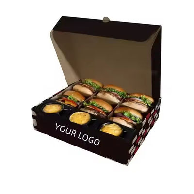 Ein guter Preis. Maßgeschneiderte Größen Fast-Food Burger-Box für gebratenes Huhn und Pommes Frites Umweltfreundliches Material Online
