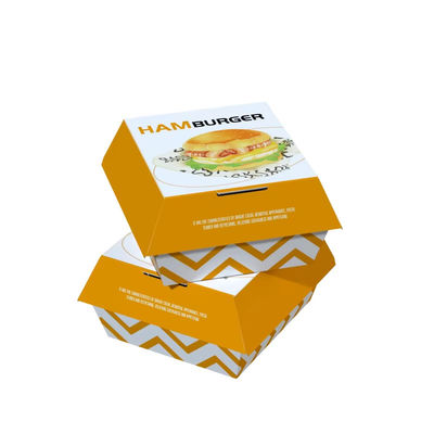 Ein guter Preis. Farbige Karton-Hamburger-Kiste für den Einzelhandel, recycelbare Fast-Food-Klasse Online