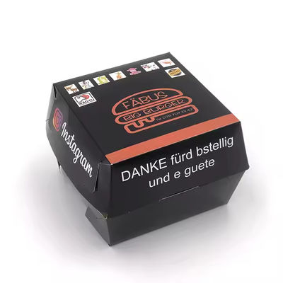 Ein guter Preis. Maßgeschneiderte Ausführungsbox für Hamburger Hamburger Papierbox Hamburgerboxen Online