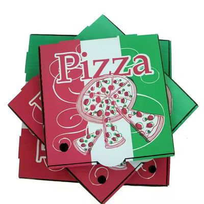 Ein guter Preis. Starrer Karton, individuell angepasste Pizza-Kartongröße, biologisch abbaubarer Fast-Food-Grad, Wellpappeverpackungskarton Online