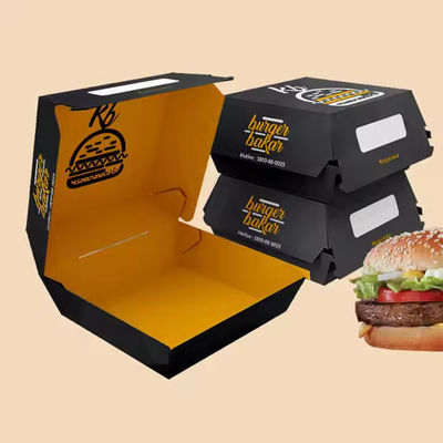 Ein guter Preis. Umweltschonendes, maßgeschneidertes Logo, biologisch abbaubares Essen zum Mitnehmen, Burger-Box, Restaurantbehälter Online