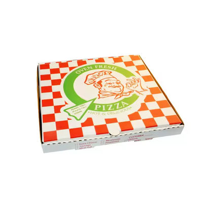 Ein guter Preis. Maßgeschneiderte Pizzabox zum Mitnehmen umweltfreundlich und biologisch abbaubar Fastfood Verpackung Papierbox Online