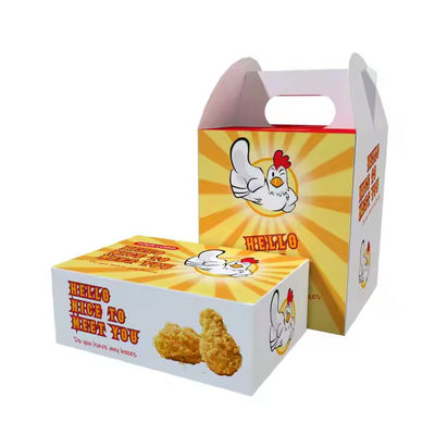 Un buen precio. CMYK 4 Color Offest Impresión Eco-amigable Perrito caliente a medida Frito Francés de Pollo de Papel de Caja para llevarse Papel de grado alimenticio en línea
