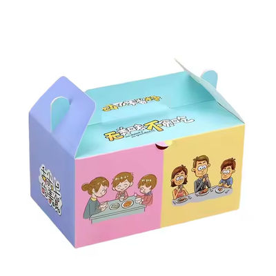 Un buen precio. CANDY Logotipo Impresión Biodegradable Caja de pollo frito en tamaños cortados para comida rápida en línea