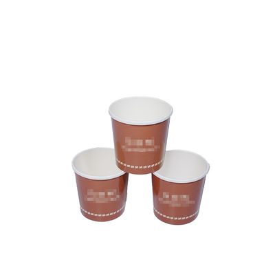 Un buen precio. Embozamiento de tazas de papel de café de 12 oz para tazas desechables de pulpa de bambú ecológicas personalizadas en línea