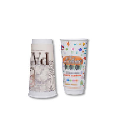 Un buen precio. Tazas de papel desechables ecológicas compostables al por mayor Tazas de papel personalizadas de gran capacidad Tazas de café con té de leche en línea