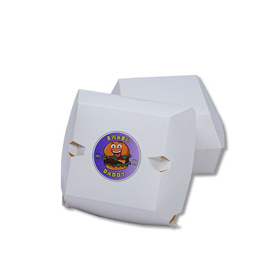 Ein guter Preis. Customized Logo Hamburger Box Verpackung aus ölfestem Papier umweltfreundlich und perfekt für Kartoffelchips Online