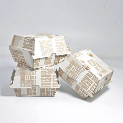 Ein guter Preis. Biologisch abbaubares flexografisches Logo Burgerbox hochwertige Burgerbox Online