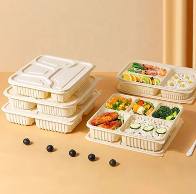 Good price Disposable biodegradable customized takeaway food container packaging corn starch lunch box online