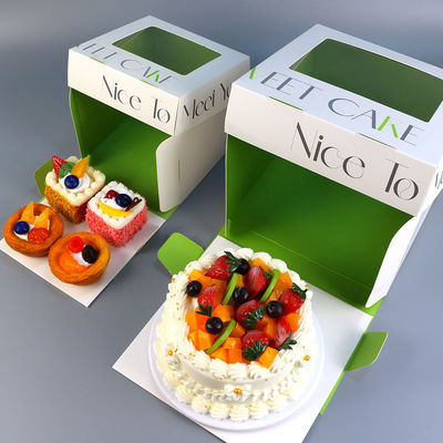 Good price Wholesale custom printing cake dessert baking paper packaging box birthday cake box online