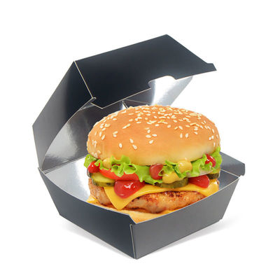 Un buen precio. Caja de embalaje de comida rápida ecológica personalizada para hamburguesas con material biodegradable en línea