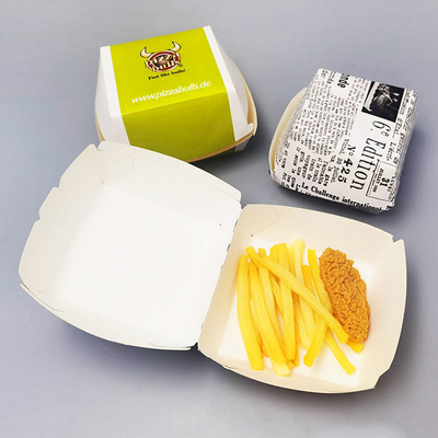 Un bon prix. Biodegradable custom french fry burger box packaging printed cardboard burger box en ligne