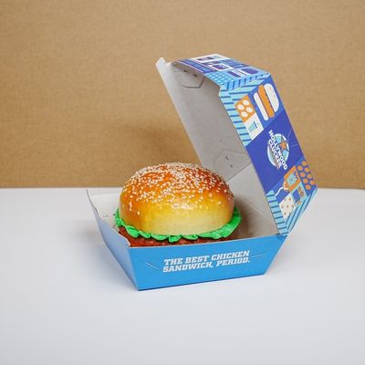 Ein guter Preis. Großhandel Individuelle Hamburger-Boxen Fast Food Takeaway Papierverpackungsboxen Online